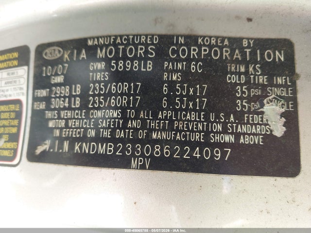 Kia Sedona Ex