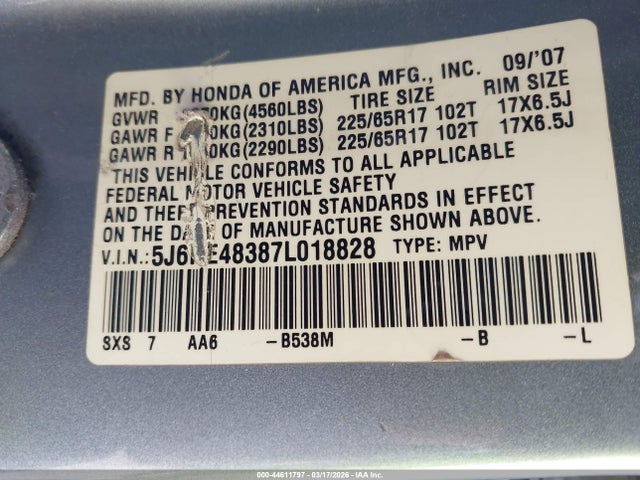 Honda CR-V Lx