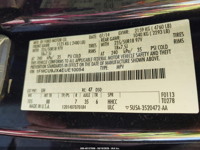 Ford Escape Titanium