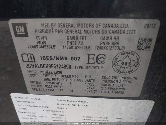 Chevrolet Equinox 1lt
