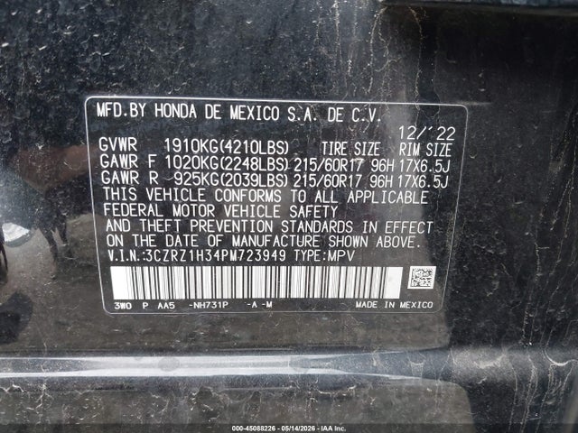 Honda HR-V 2wd Lx