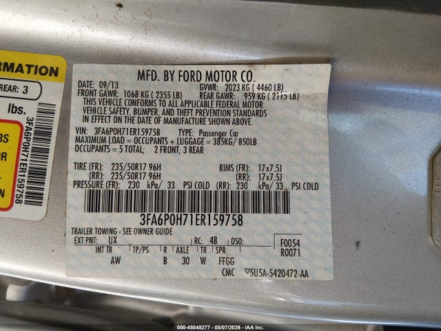 Ford Fusion Se