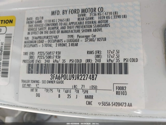 Ford Fusion Se