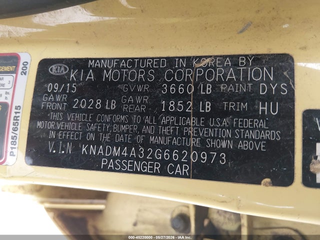 Kia Rio Lx