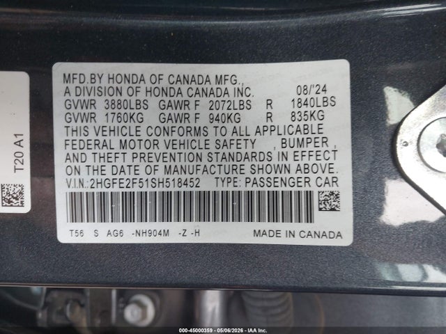 Honda Civic Sport