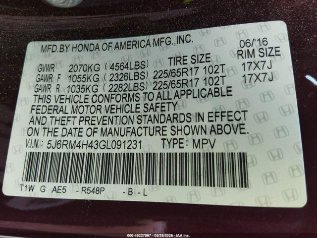 Honda CR-V Se