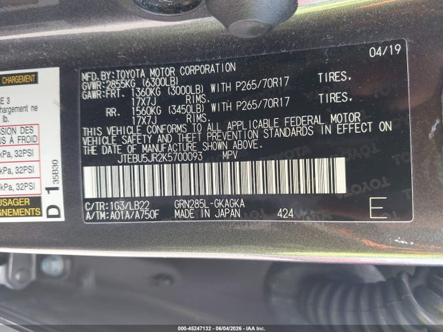 Toyota 4Runner Sr5 Premium