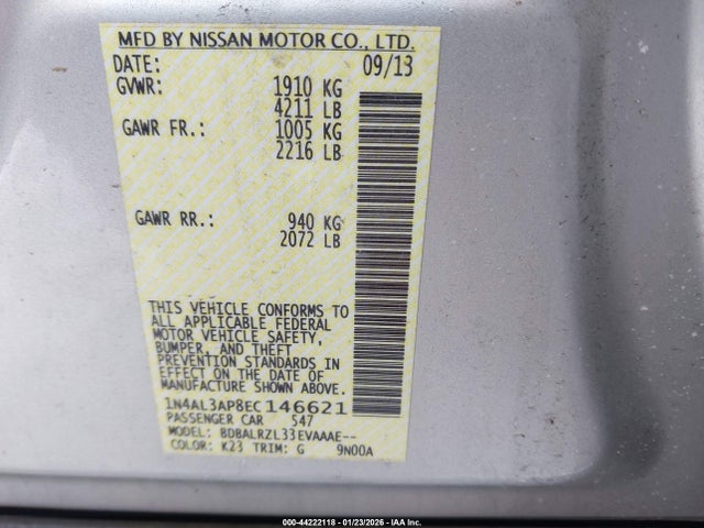 Nissan Altima 2.5 S