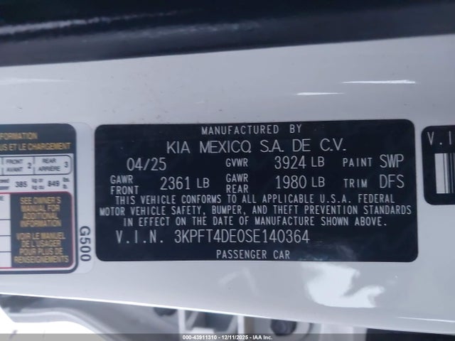 Kia K4 Lxs