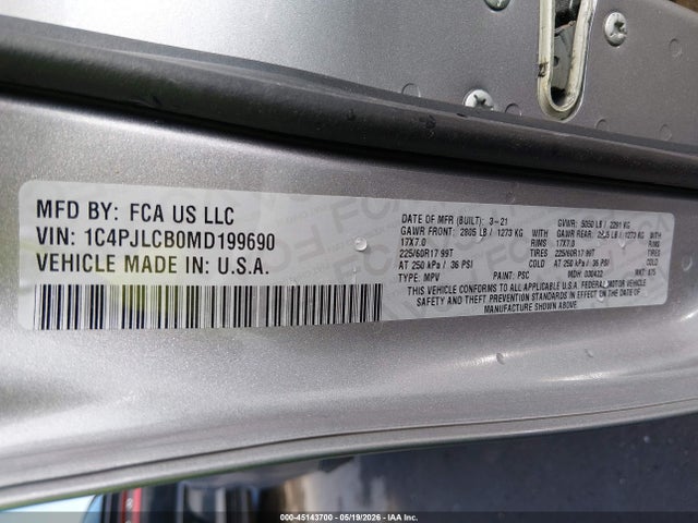 Jeep Cherokee Latitude Fwd