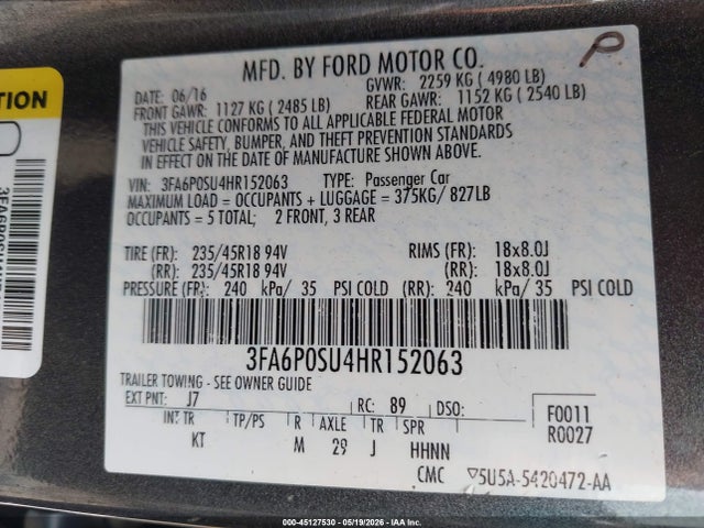 Ford Fusion Titanium