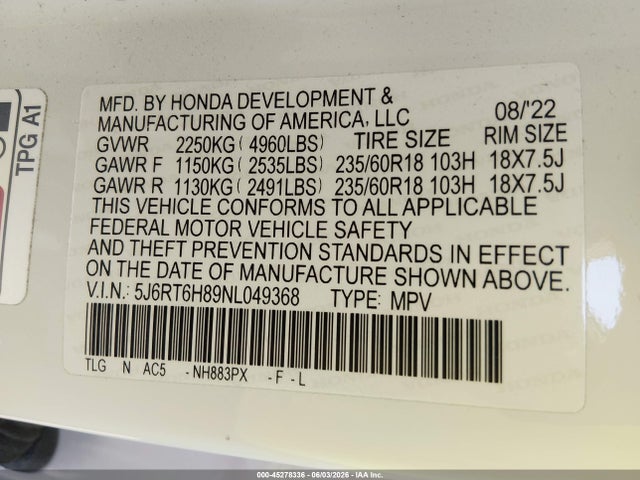 Honda CR-V Hybrid Ex-l