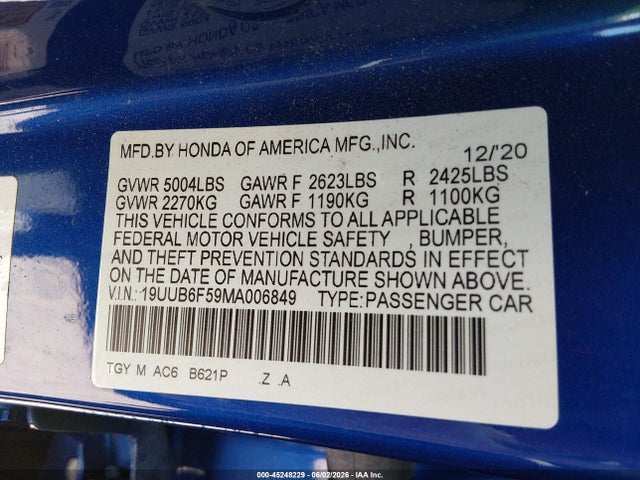 Acura TLX A-spec Package