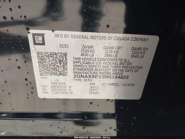 Chevrolet Equinox Awd Premier