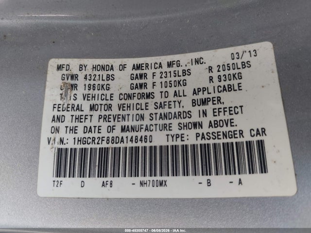 Honda Accord Ex-l