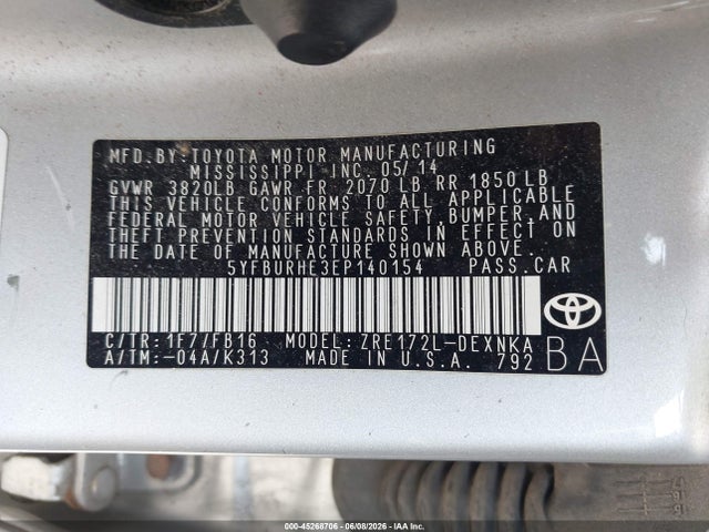 Toyota Corolla Le