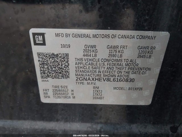 Chevrolet Equinox Fwd Ls