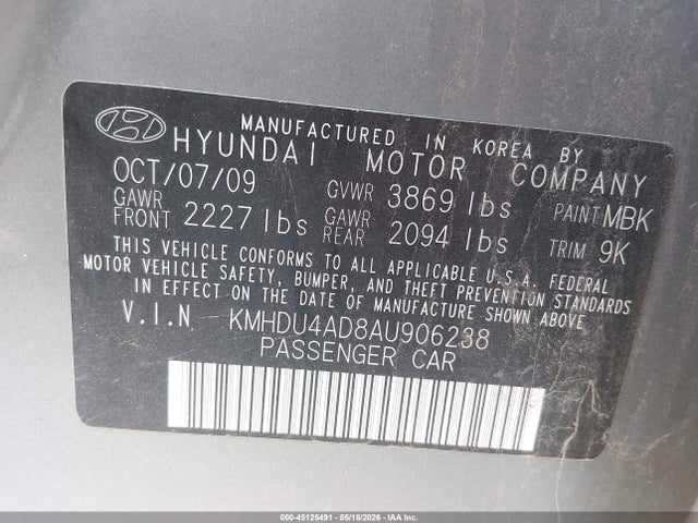 Hyundai ELANTRA Gls