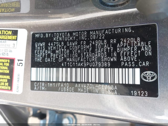 Toyota Camry Le