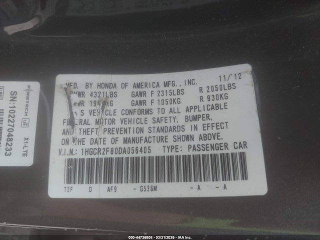 Honda Accord Ex-l