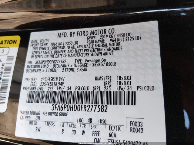 Ford Fusion Se