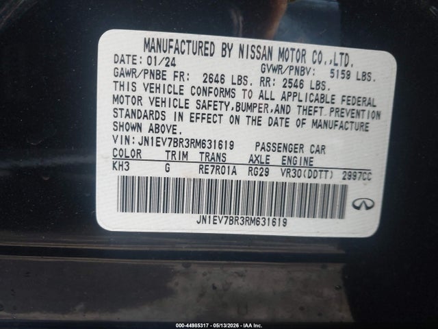 INFINITI Q50 Luxe Awd