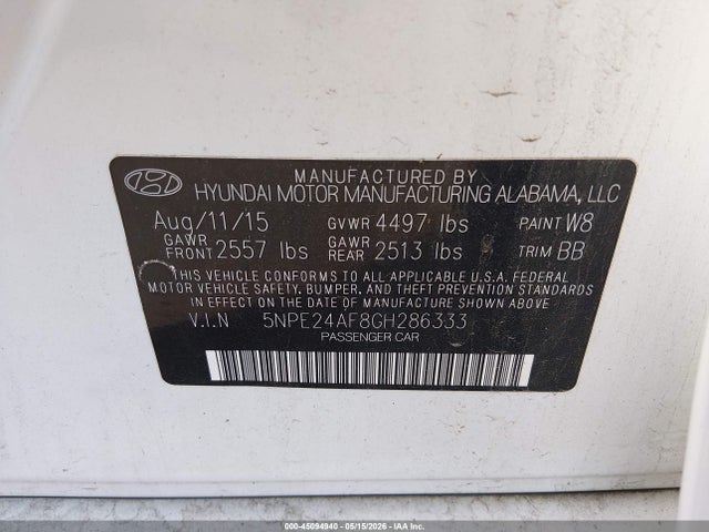 Hyundai SONATA Se