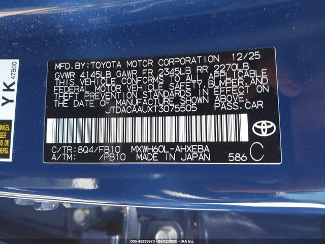 Toyota Prius Le