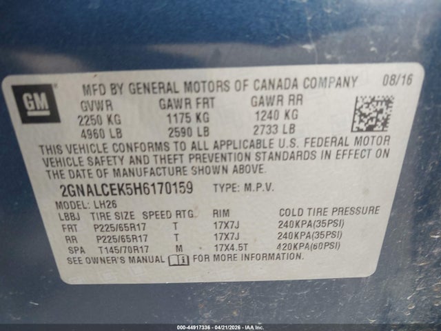 Chevrolet Equinox Lt