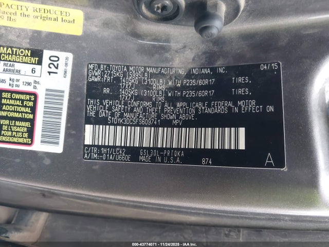 Toyota Sienna Xle 8 Passenger