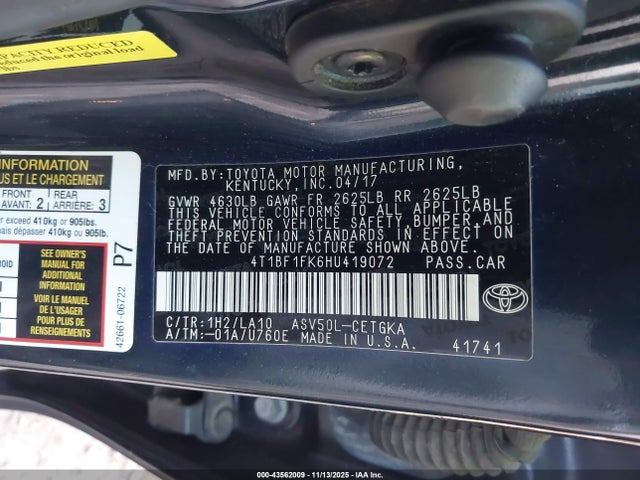Toyota Camry Xle