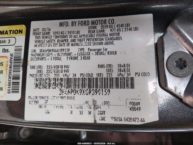 Ford Fusion Titanium