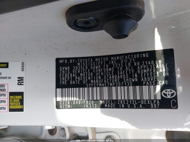 Toyota Corolla Le