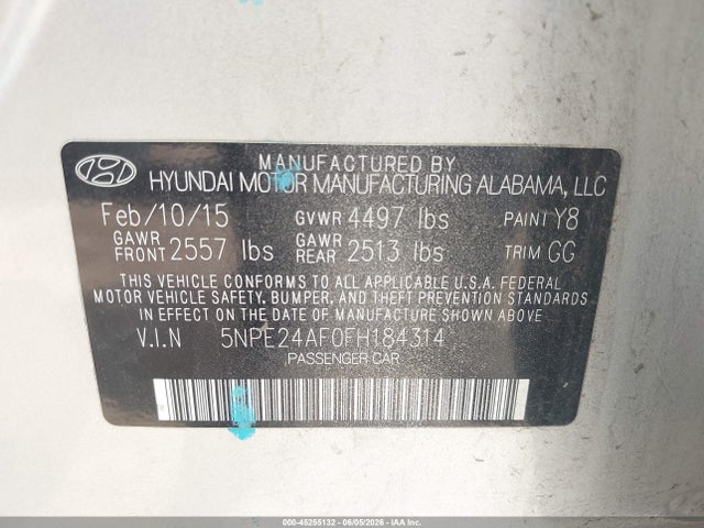 Hyundai SONATA Se