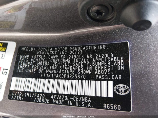 Toyota Camry Le