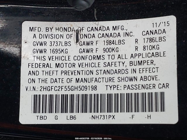 Honda Civic Lx