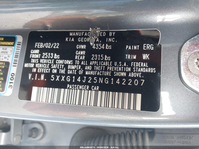 Kia K5 Lxs