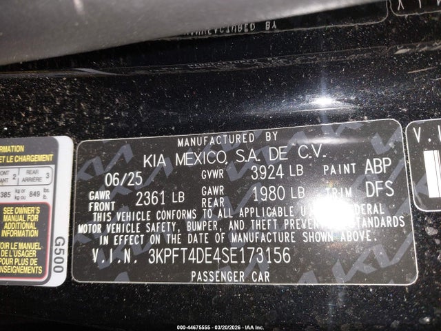 Kia K4 Lxs