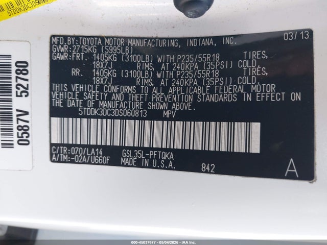 Toyota Sienna Limited 7 Passenger