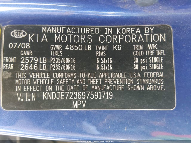 Kia Sportage Lx V6