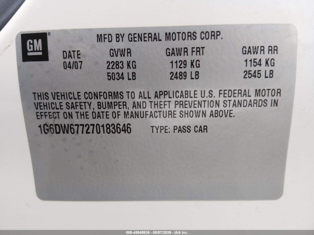 Cadillac STS V6