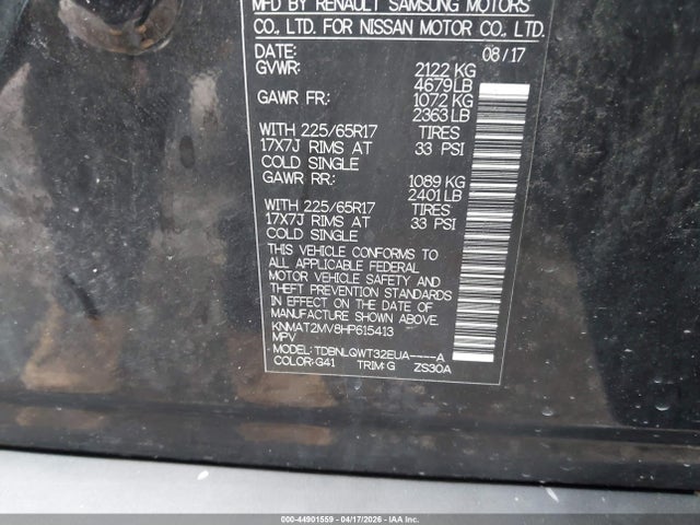 Nissan Rogue Sv