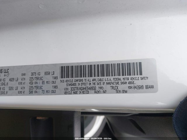 Ram Promaster Low Roof 136 Wb