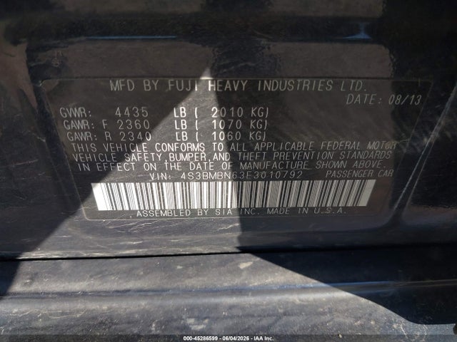 Subaru Legacy 2.5i Limited