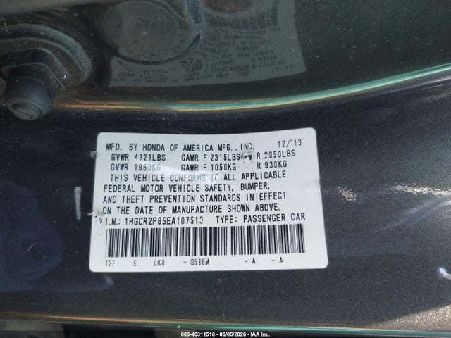 Honda Accord Ex-l