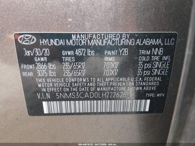 Hyundai SANTA FE Sel
