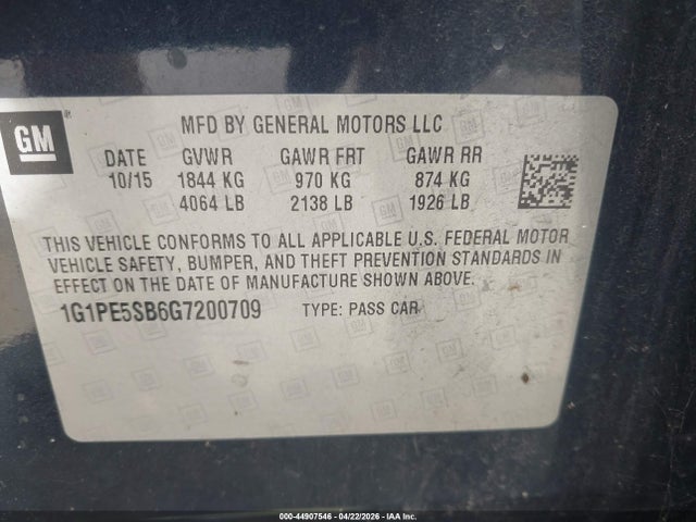 Chevrolet Cruze 1lt Auto