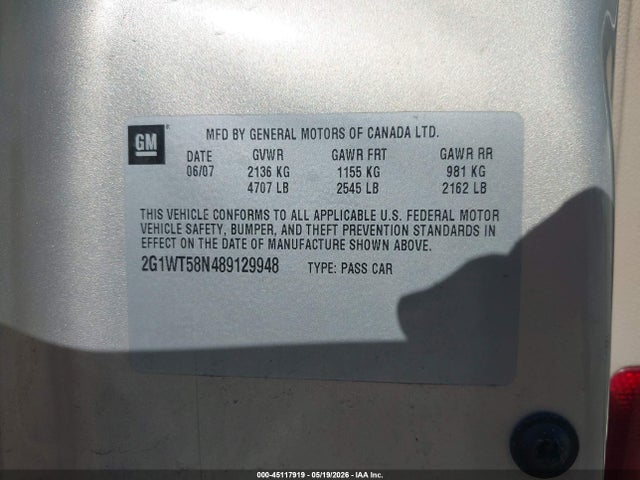 Chevrolet Impala Lt
