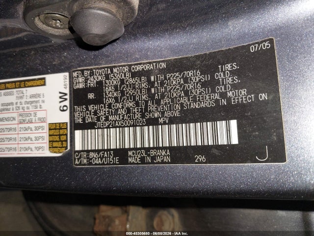 Toyota Highlander V6