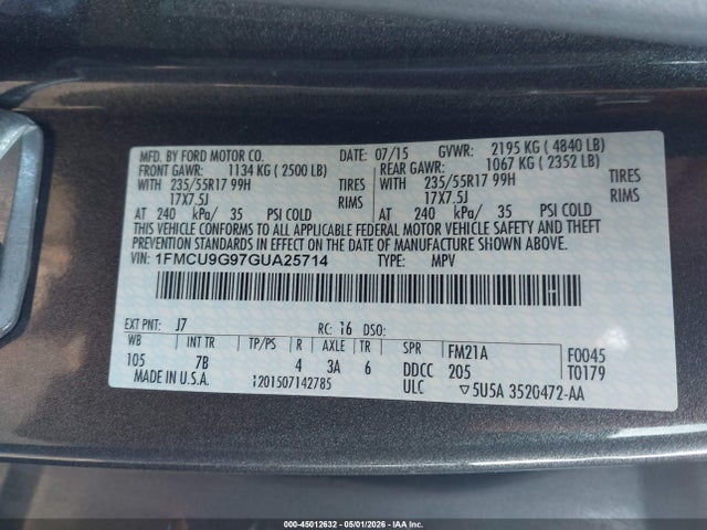Ford Escape Se